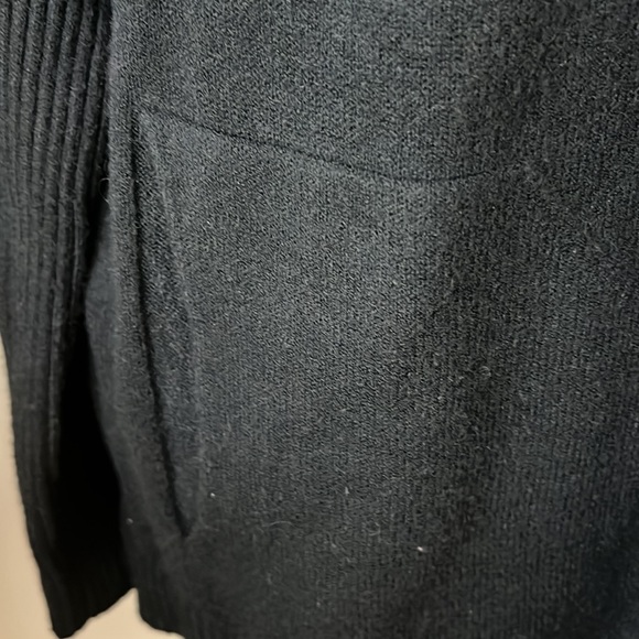 Cyrus Black Cowl Neck Sweater With Pockets - Picture 3 of 10
